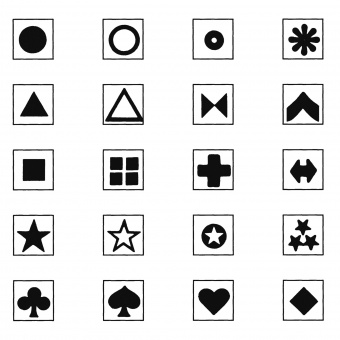 Symbolbogen, auf selbstklebender Klarsichtfolie, mit 600 Symbolen, schwarz, Symbolbogen, auf selbstklebender Klarsichtfolie, mit 600 Symbolen, schwarz,